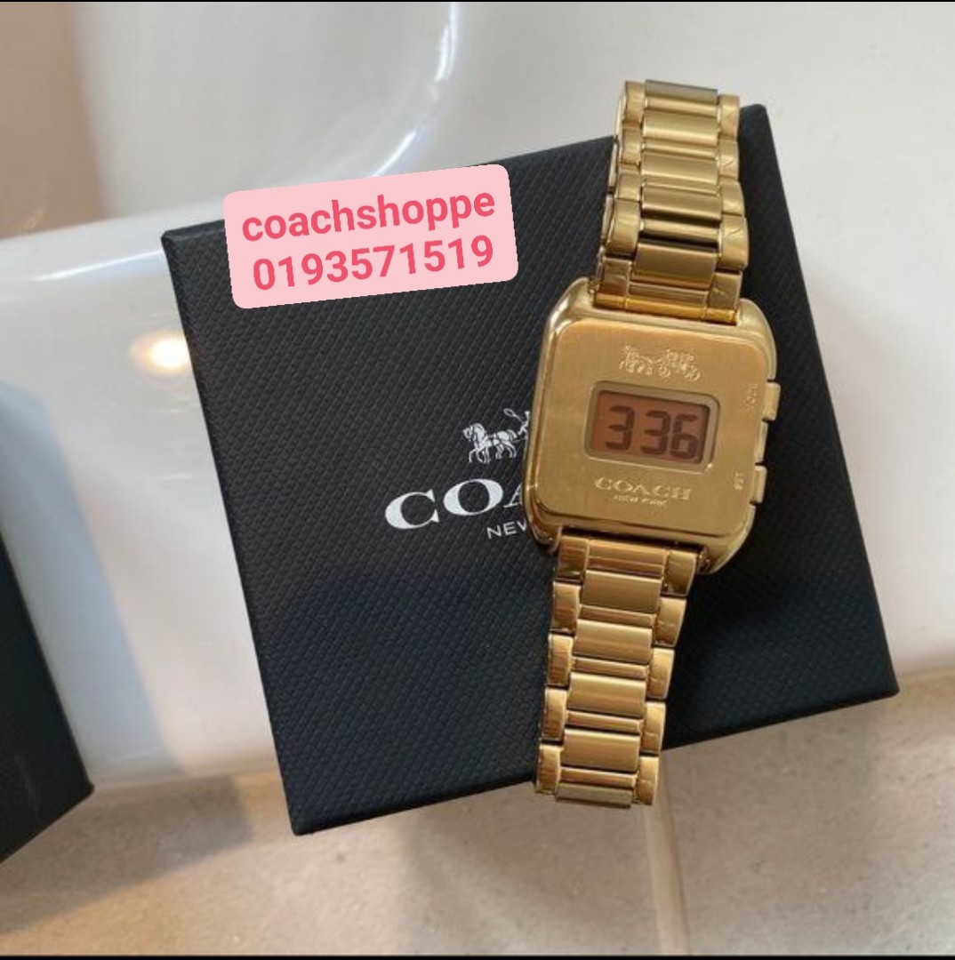 Coach darcy outlet digital watch