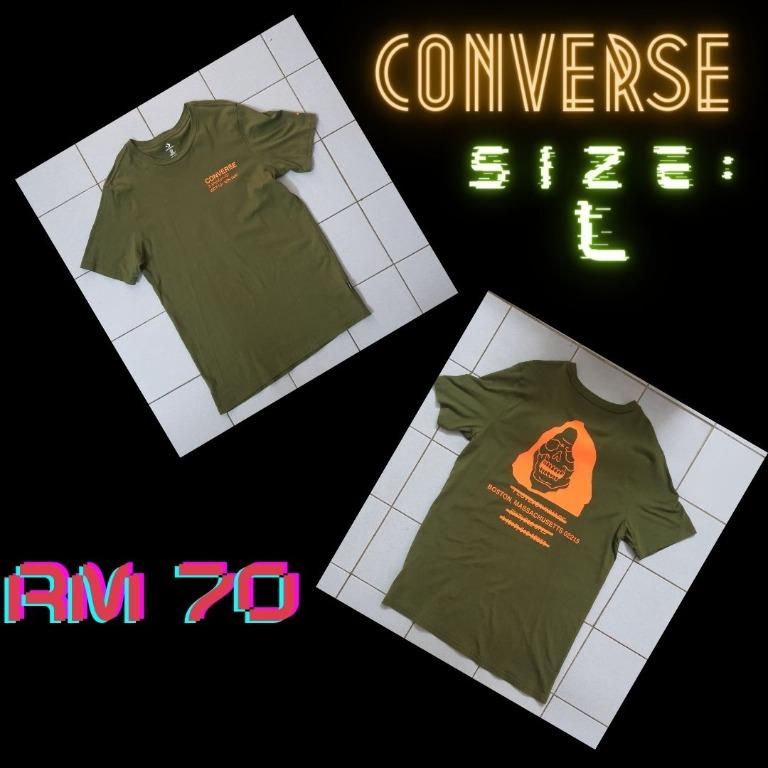 Converse t outlet shirt size