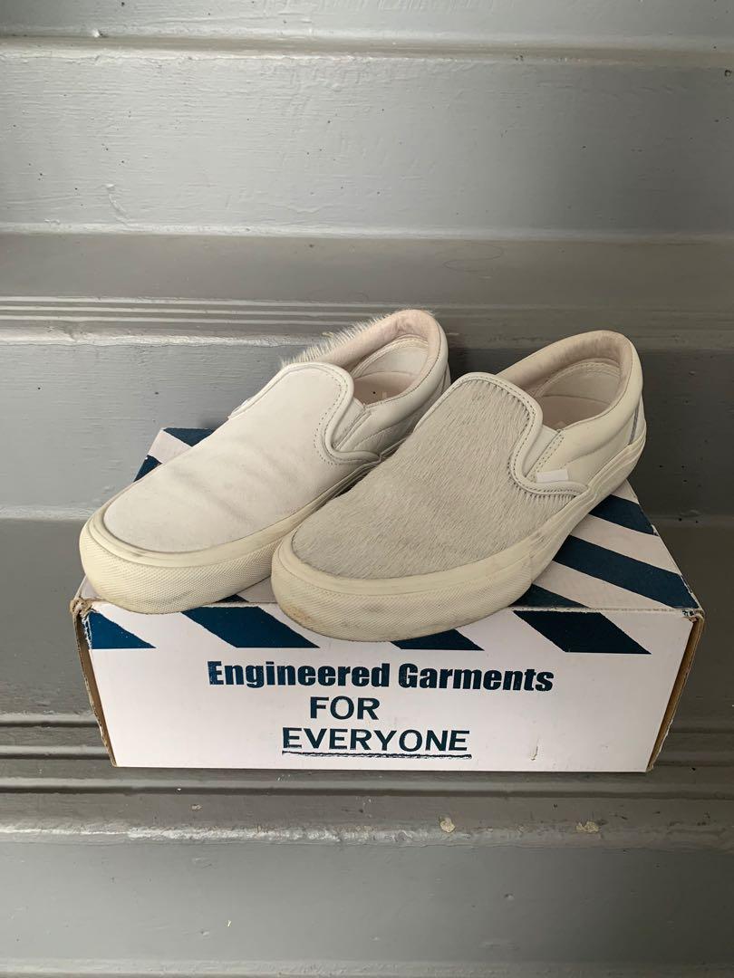 Engineered Garments White Vans