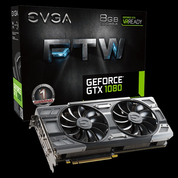 EVGA GeForce GTX 1080 FTW GAMING 08G P4 6286 KR 8GB GDDR5X ACX 3.0 RGB LED