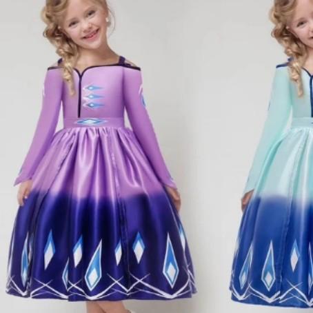 Frozen long sleeve dress new arrivals