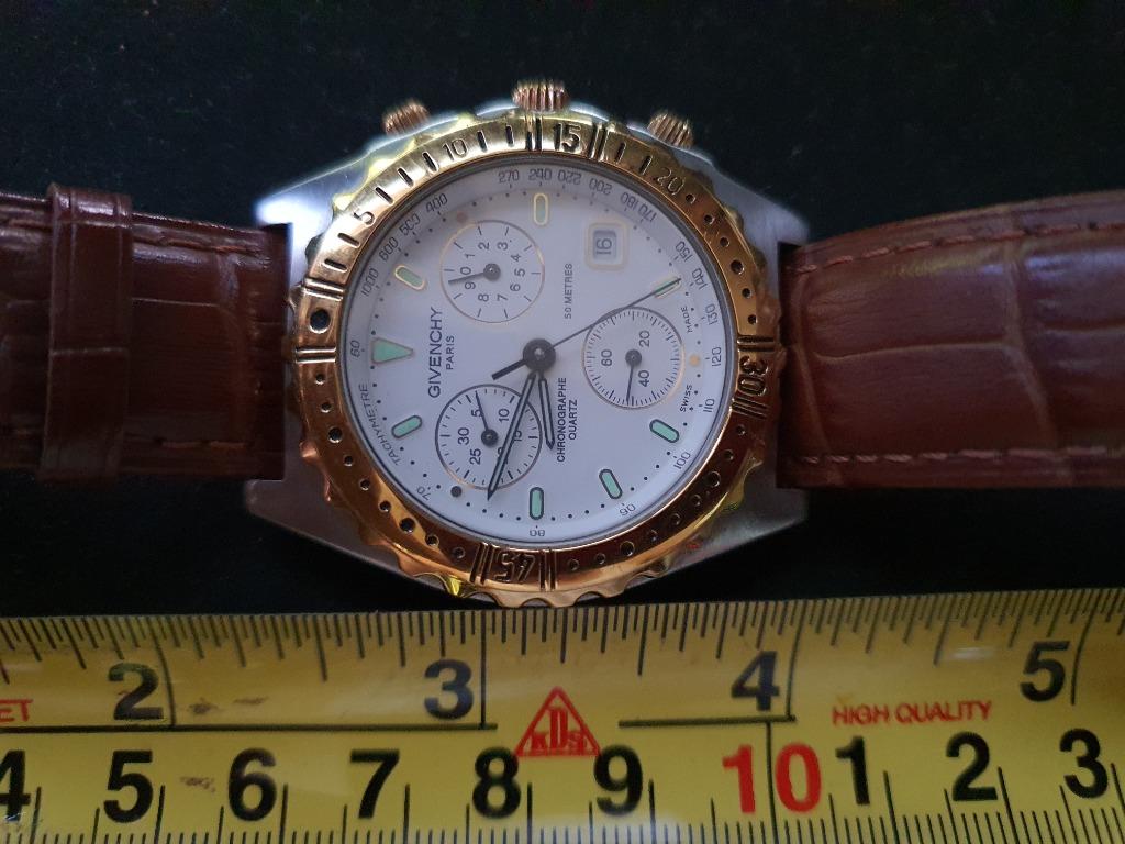 Givenchy Chronograph Quartz Swiss made Watch Authentic