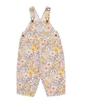 Goldie and Ace Denim Overalls Vintage Floral Print