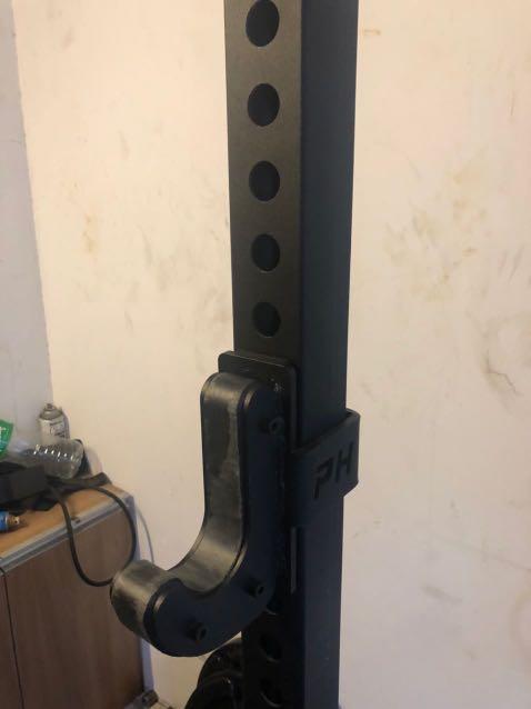 Heavy Duty squat rack (Category: Other Sports Equipment and Supplies) located in Mandaluyong City. Submitted by cque10 (Listing ID 1103639669, Image 3). Description: Squat rack from playhard Bought for 16,500 Location: San Juan .