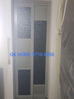 🇸🇬Factory sales Promo❗❗Highly recommend❗❗Slide&Swing door alumimium toilet / kitchen entrance door