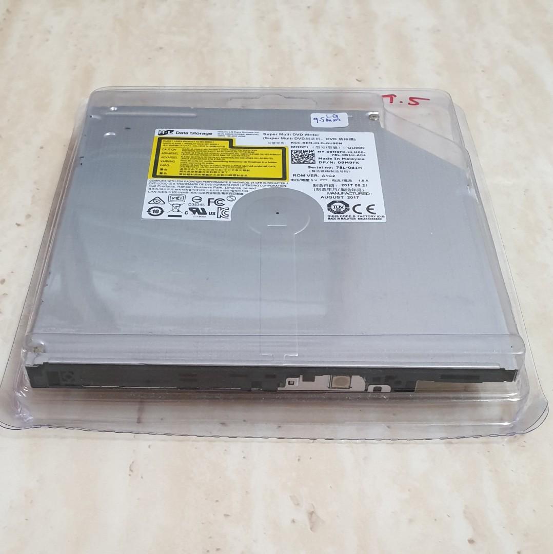 HitachiLG Original DVDRW Drive SATA 9.5mm GU90N super multi dvd writer