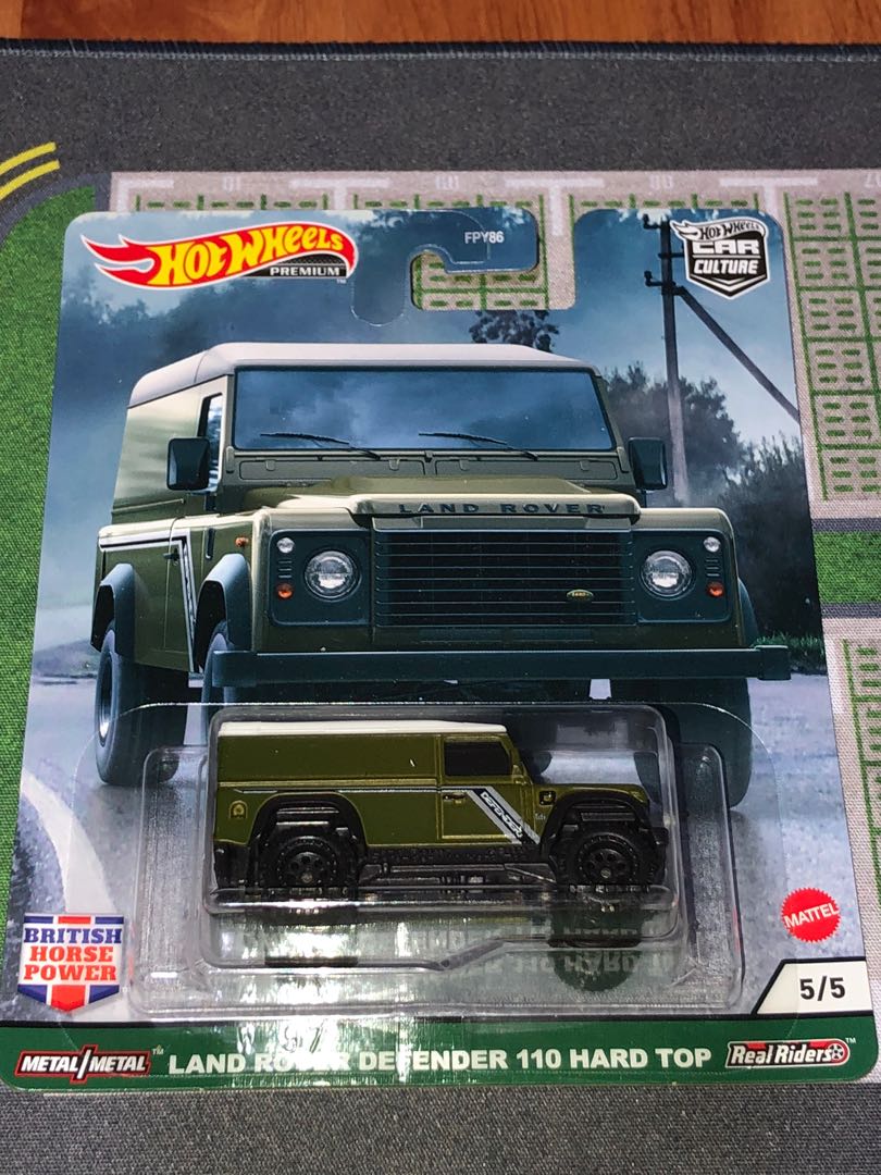 Hot Wheels Car Culture British Horse Power Land Rover Defender