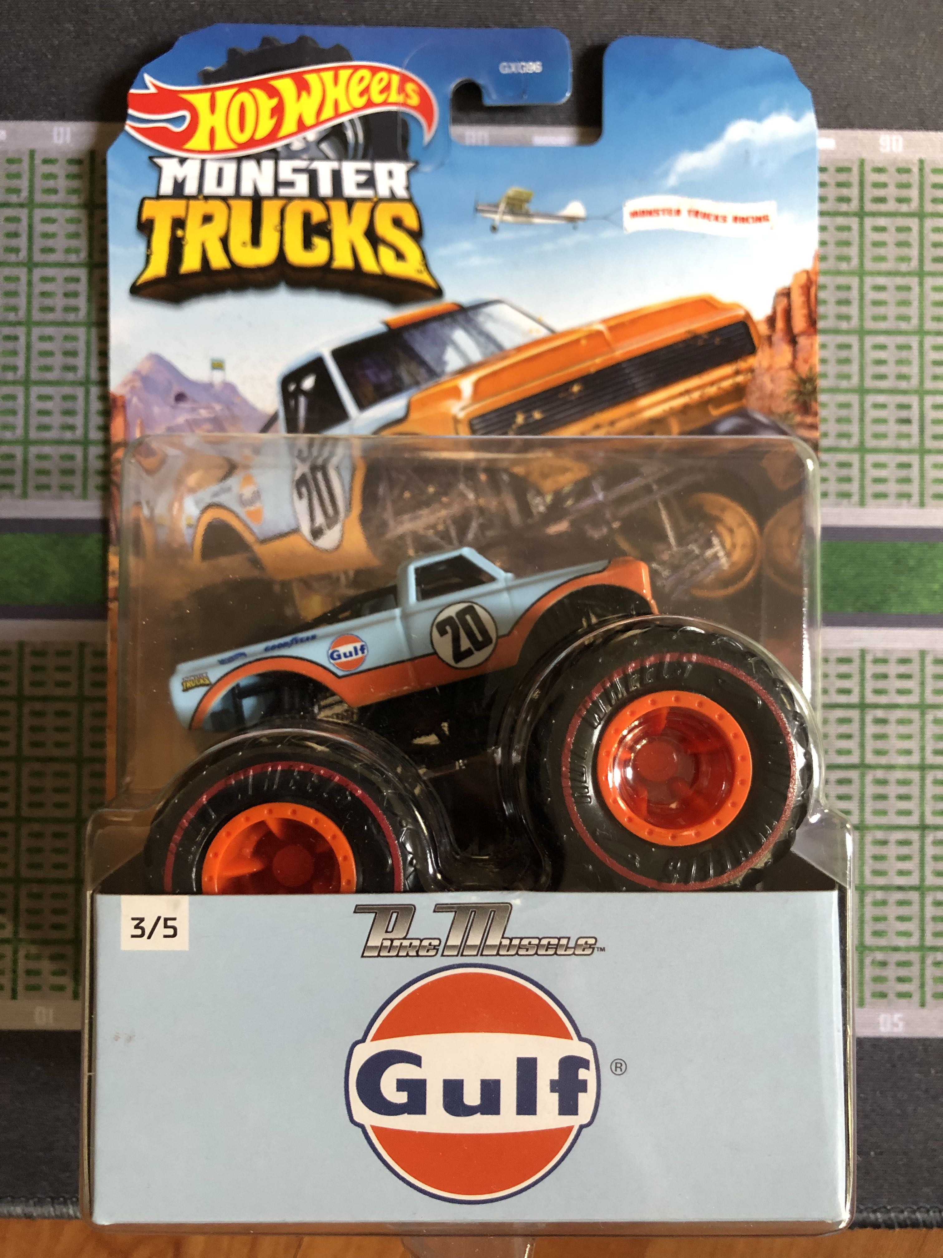 Hot Wheels Monster Truck Pure Muscle Gulf Hobbies Toys Toys