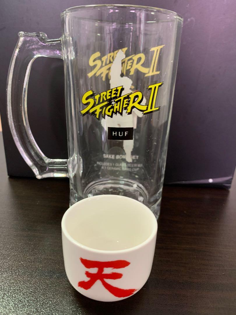 Huf x street fighter 2 sake bomb glass set, Hobbies & Toys, Memorabilia
