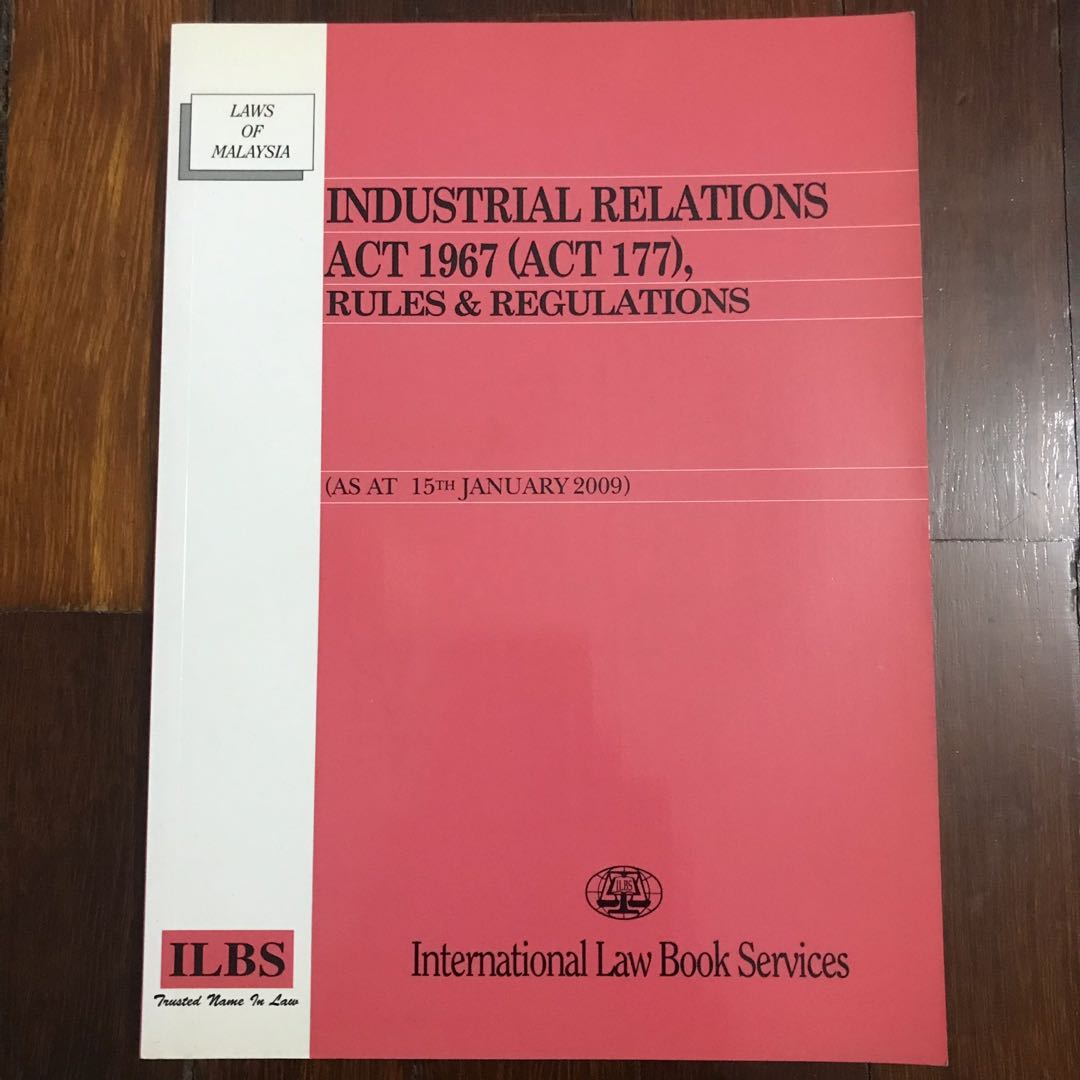 Industrial Relations Act 1967 (Act 177), Rules & Regulations, Hobbies