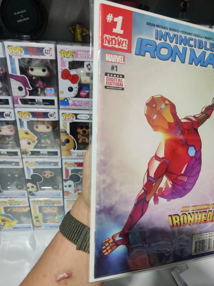 Invincible Iron Man 1 17 Rare 2nd Print Riri Williams Iron Heart Comic Hot Books Stationery Comics Manga On Carousell