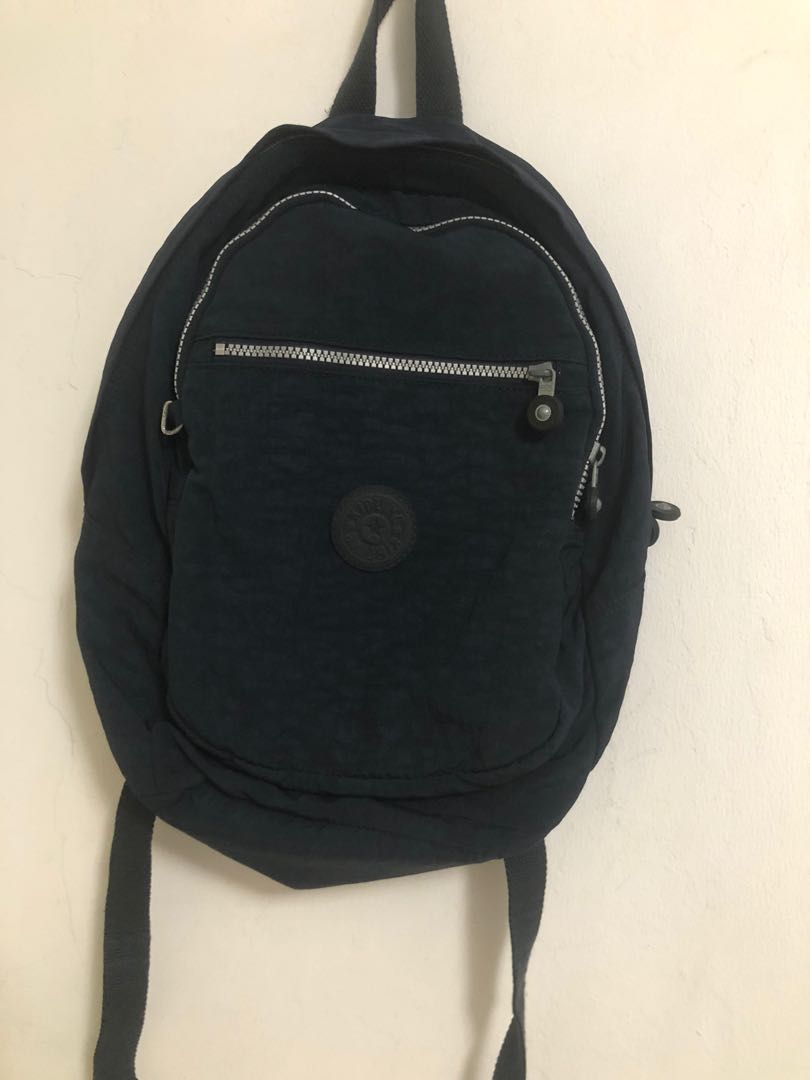 kipling navy backpack