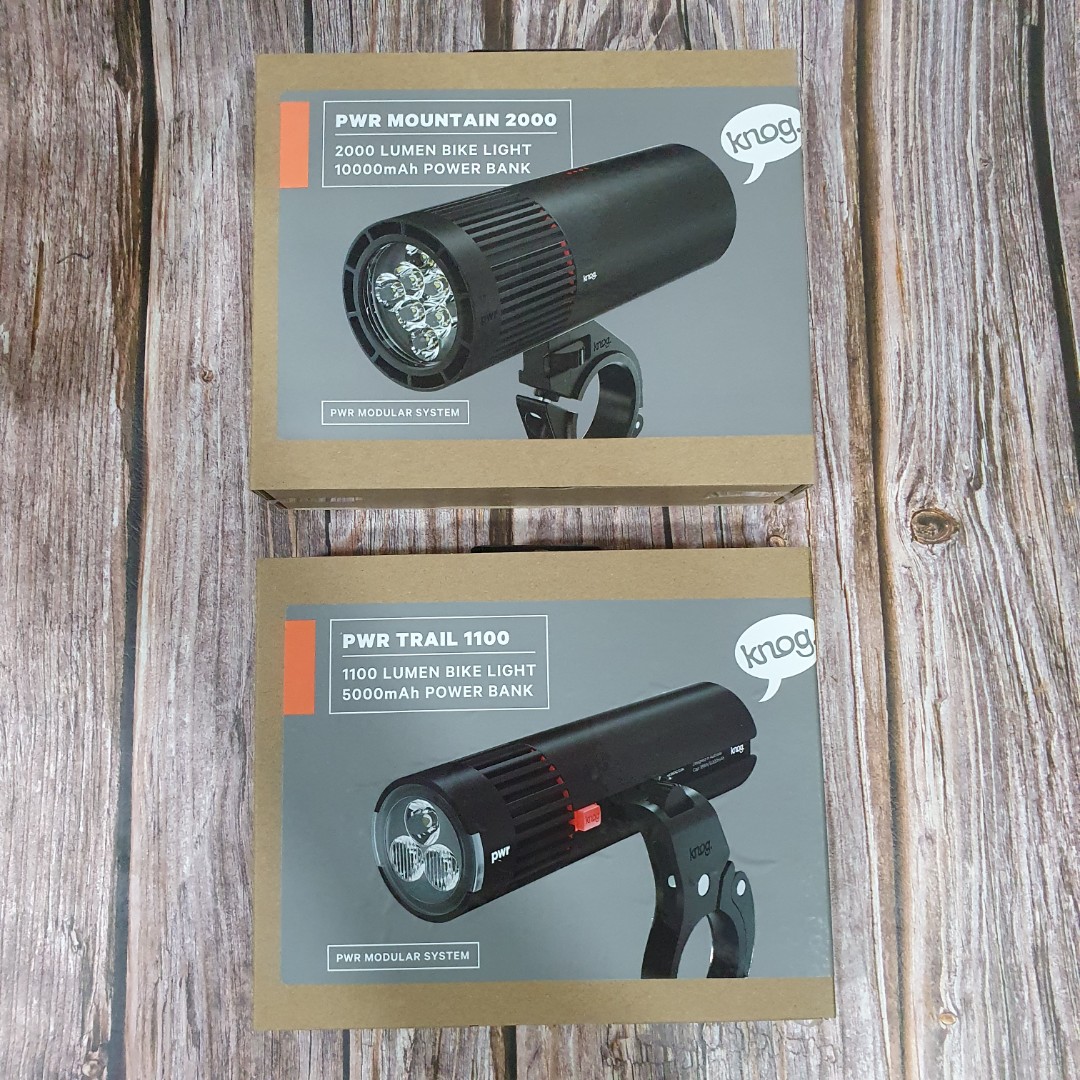Knog PWR Mountain Trail 1100L 2000L Sports Equipment Bicycles