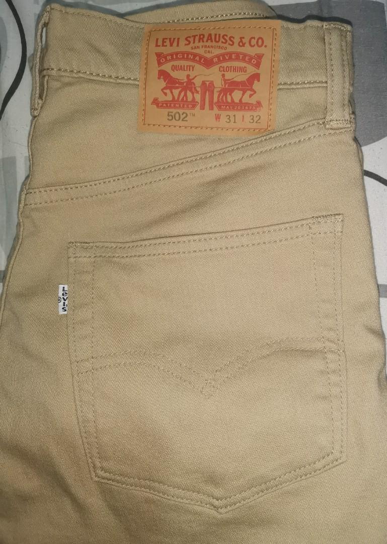 Levis 502 khaki online