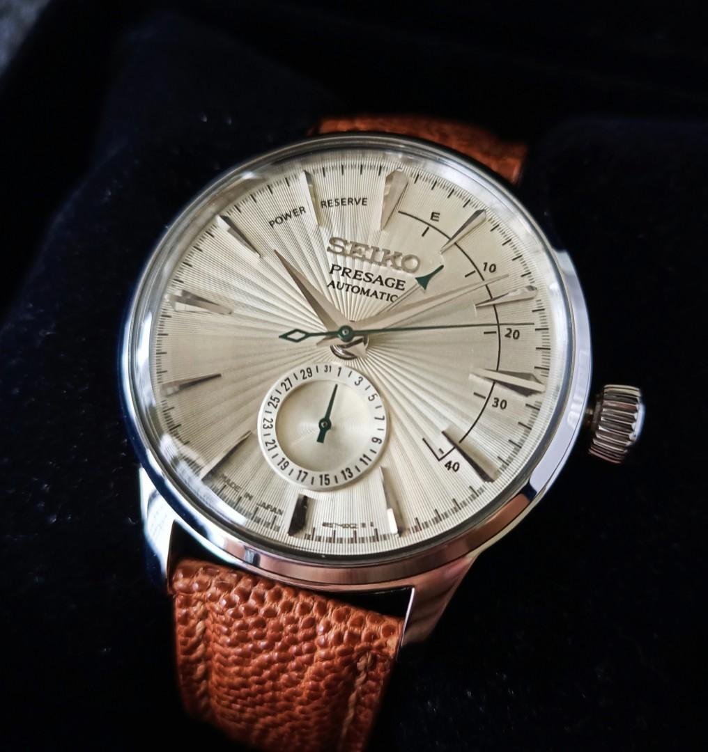 Lnib Seiko Presage Cocktail Time Martini Silver Sunburst Automatic Dress Watch Ssa341j1 Men S Fashion Watches Accessories Watches On Carousell