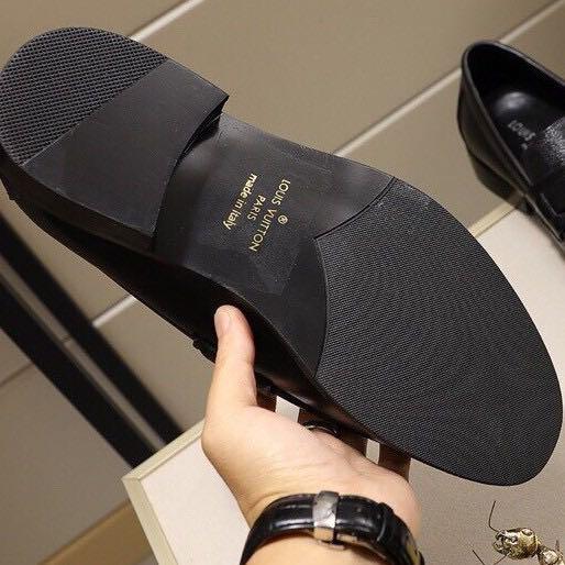 Louis Vuitton men's black shoes loafers 👞 preorder japan, Men's