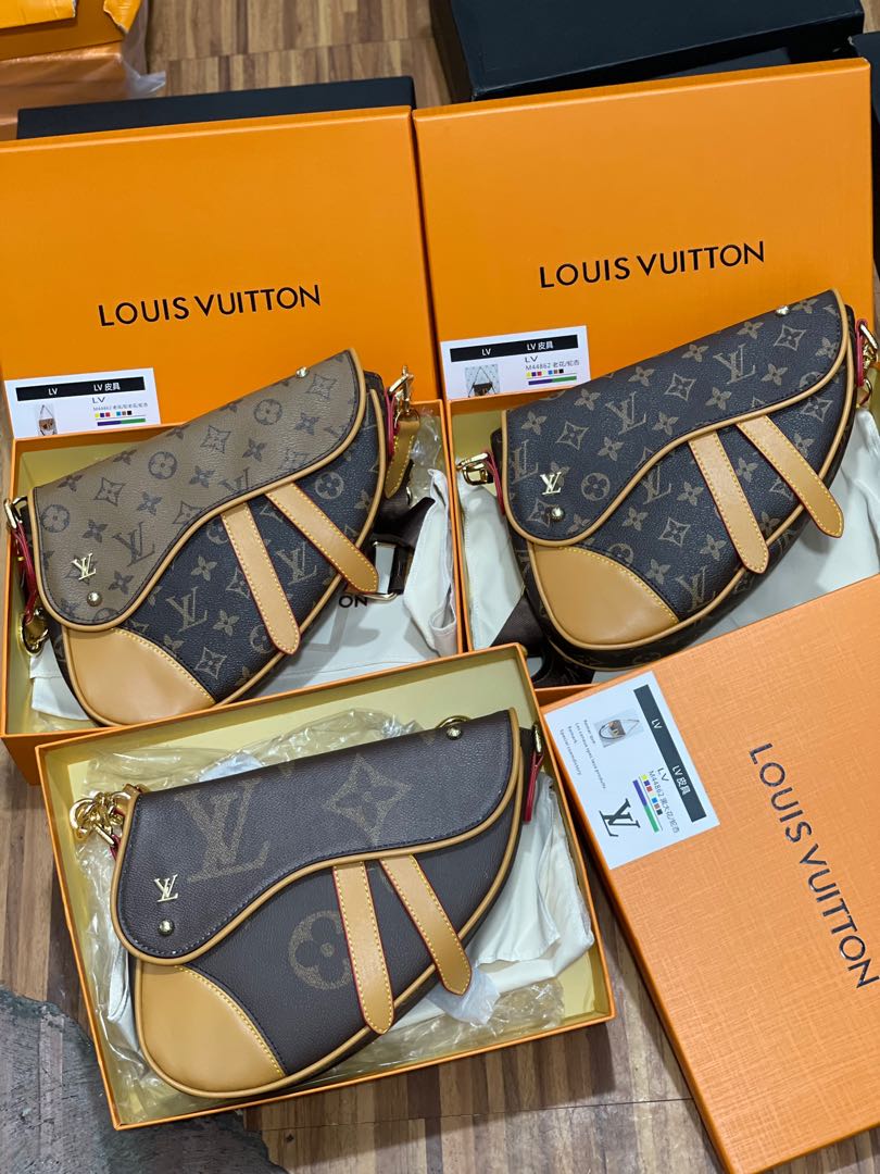 Louis Vuitton Chantilly Pm Saddle Bag in Brown  Lyst