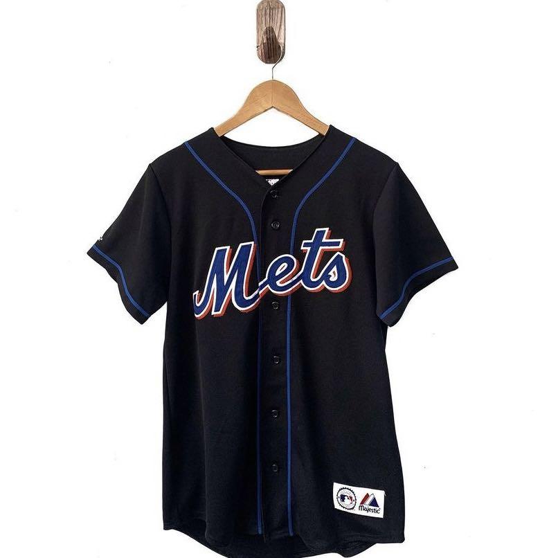 Majestic Mets Delgado Baseball Jersey MLB, Men's Fashion