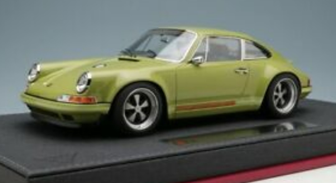 makeup 1/18 singer 911 (964) coupe pale green, 興趣及遊戲, 收藏品 