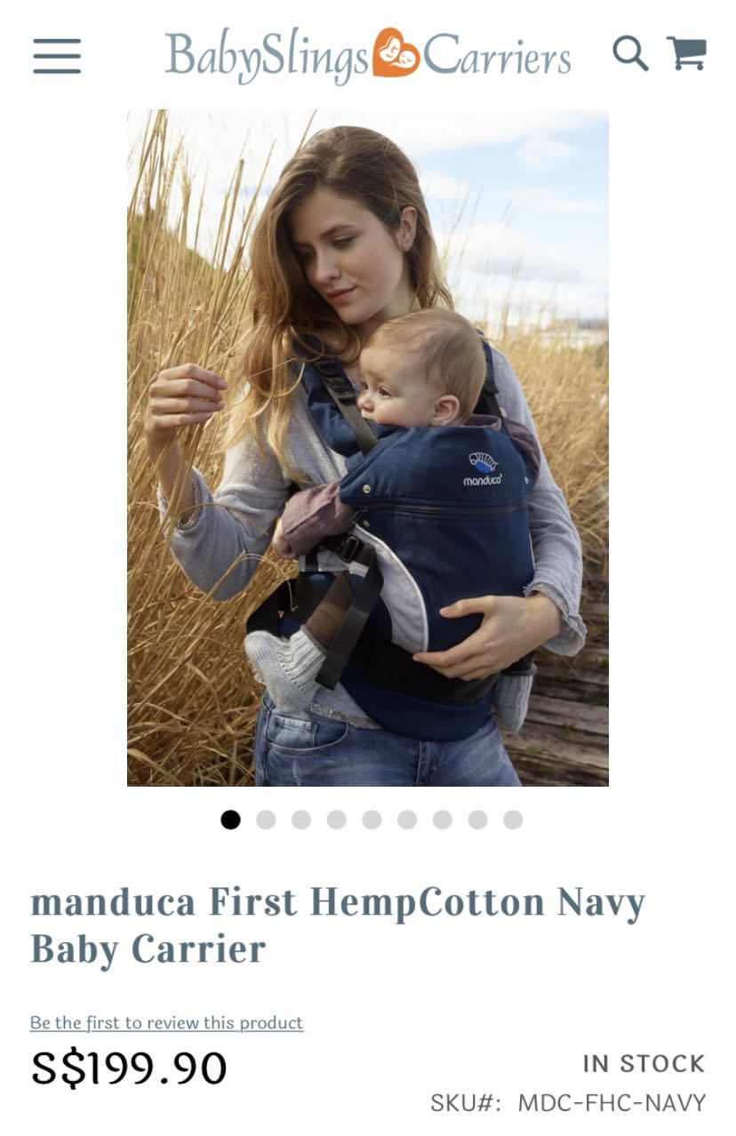 manduca baby carrier back carry