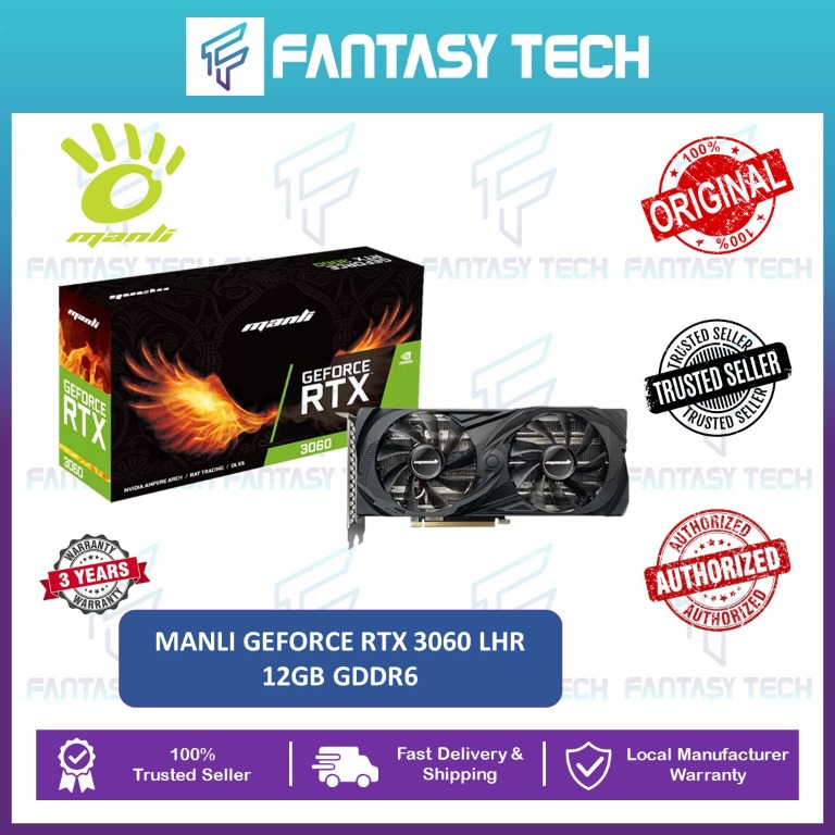 Manli GeForce RTX 3060 12GB-