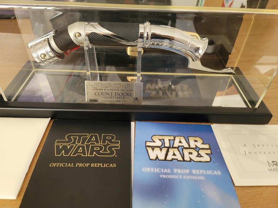 acrylic display stand for Master Replicas Count Dooku lightsaber Star Wars 