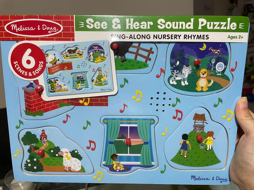 Melissa Doug See Hear Sound Puzzle Hobbies Toys Toys