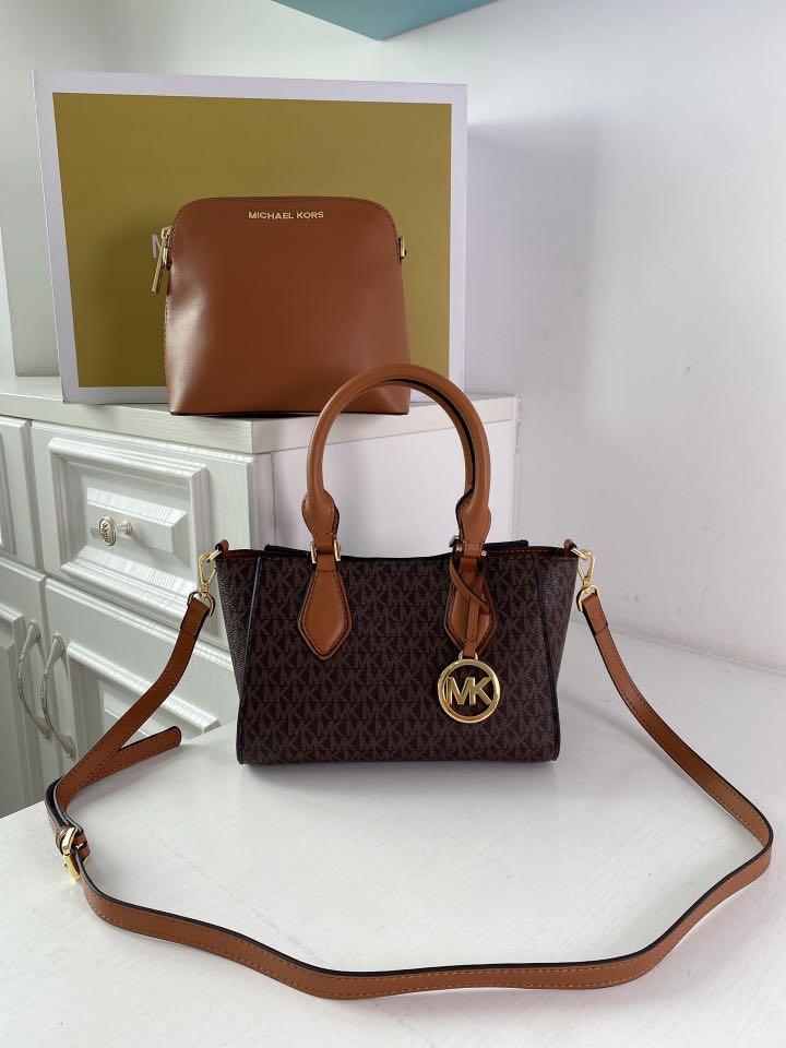 Michael Kors Daria 3 in 1 Small Satchel, Women's Fashion, Bags & Wallets,  Clutches on Carousell