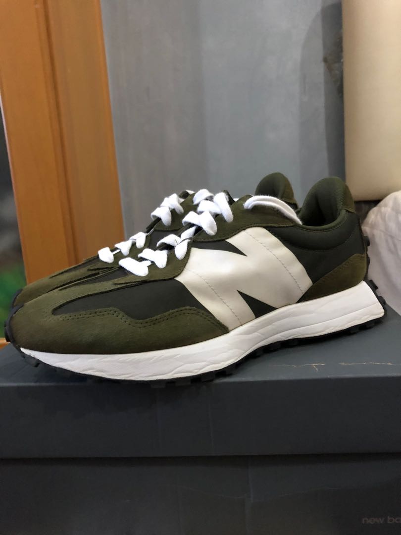 new balance 327 olive