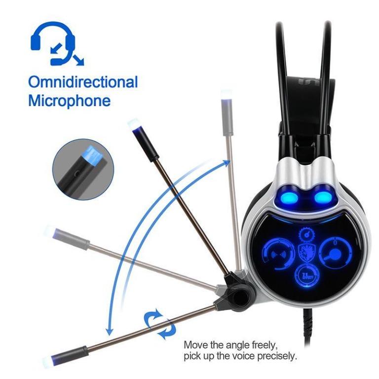 Super Sale New Sades R8 Computer Gaming Headset USB Virtual 7.1