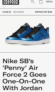 Nike sb "penny" air force 2