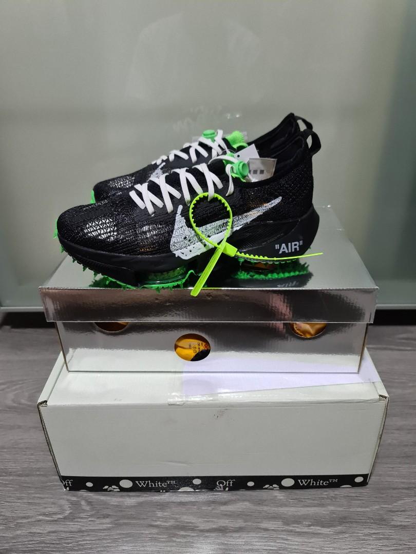 NIKE X OFF-WHITE AIR ZOOM TEMPO NEXT%(BLK), Men's Fashion