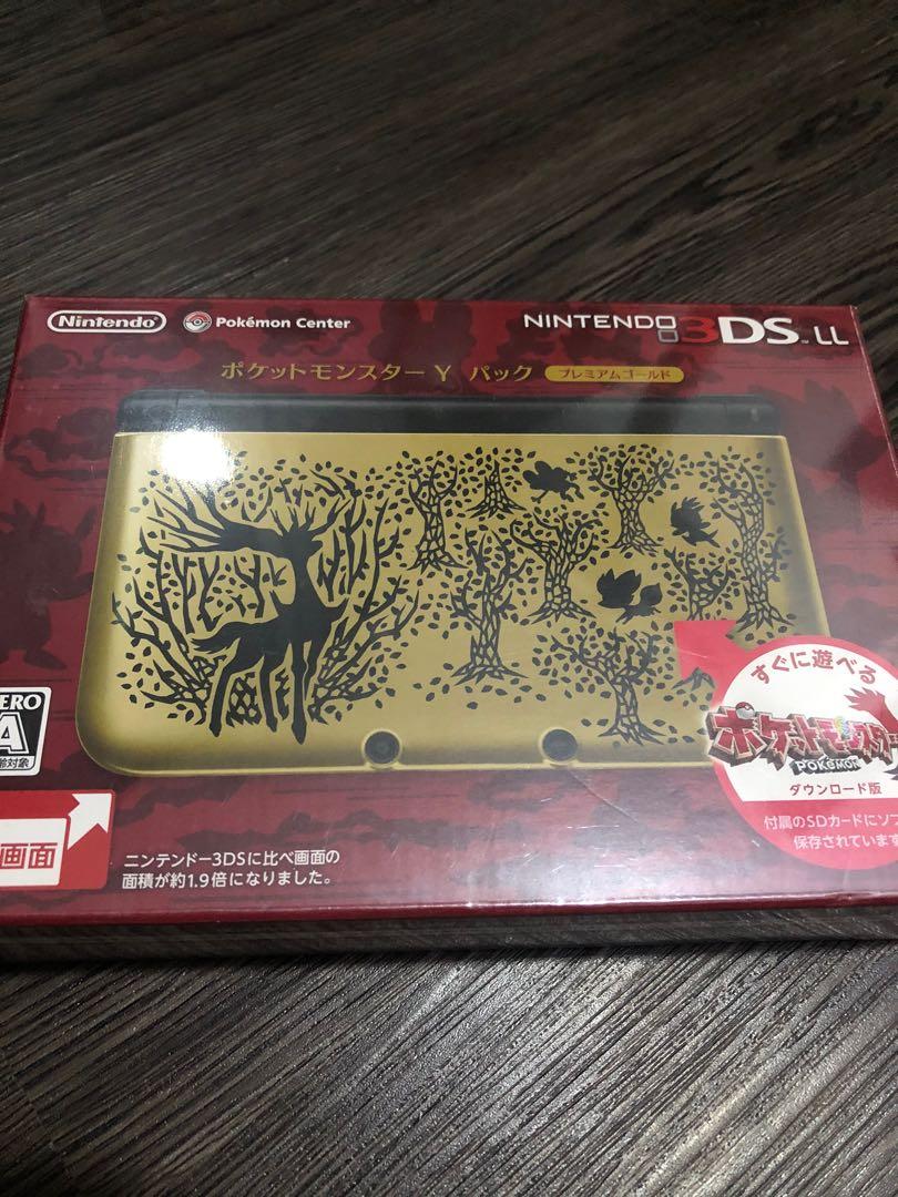 Nintendo 3ds Xl Ll Pokemon X Y Xerneas Premium Gold Console System Video Gaming Video Game Consoles Nintendo On Carousell