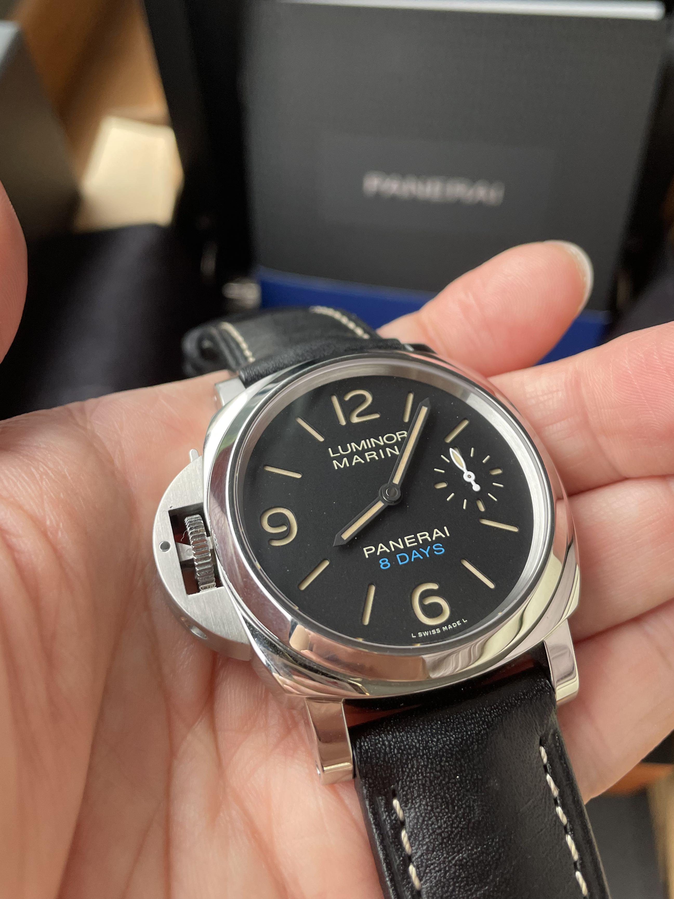 Sold Very New 8 Years Warranty Panerai Luminor Marina Pam 796