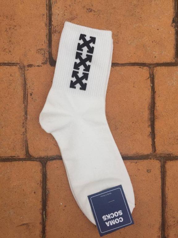 OFF-WHITE SOCKS (Category: Socks) located in Klang. Submitted by flockins (Listing ID 1103688944, Image 1). Description: !!ORIGINAL KOREA OFF-WHITE SOCKS!! MATERIAL DAMN SOFT!!!! SIZE : EURO 41/ UK 7 / US 8 COD: NILAI/ENSTEK POSTAGE :RM8 TAKE 2 FREE POSTAGE! (NEGOTIABLE!!) ANY INQUIRES PLS PM SELLER, TQ. .