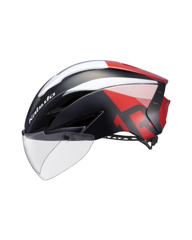 OGK Kabuto Aero R1 CVTR Road Helmet G 1 Red Sports Equipment
