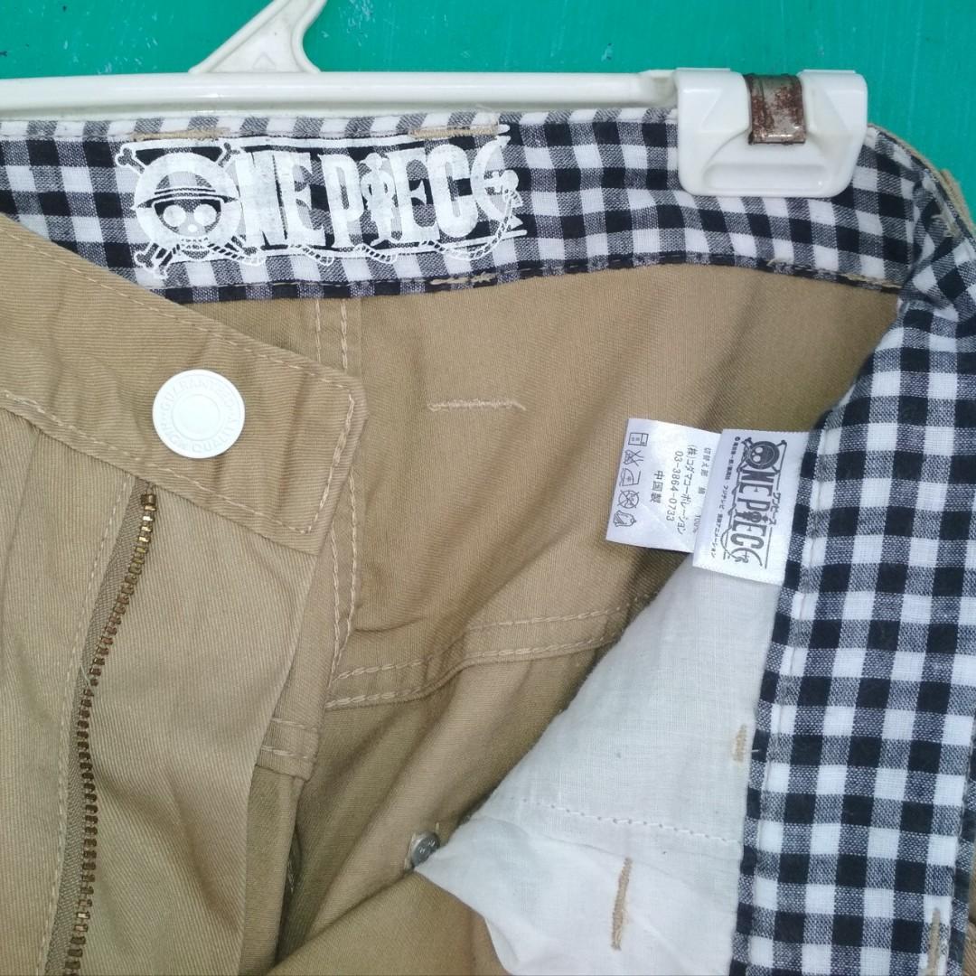 One Piece Jeans One Piece Pants Celana One Piece Chekerboard