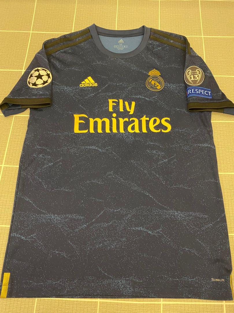 Original 2019 2020 Real Madrid Away Jersey Men s Fashion Tops Sets Tshirts Polo Shirts on Carousell