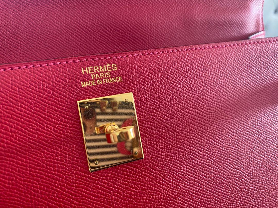 Hermès Kelly 35 Epsom Rouge Casaque