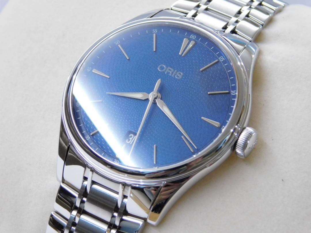 Oris artelier top date blue