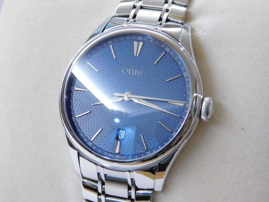 Oris artelier store date blue