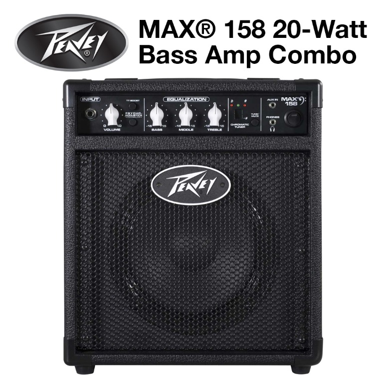 Peavey max 158 bass cheap amp 50 watt