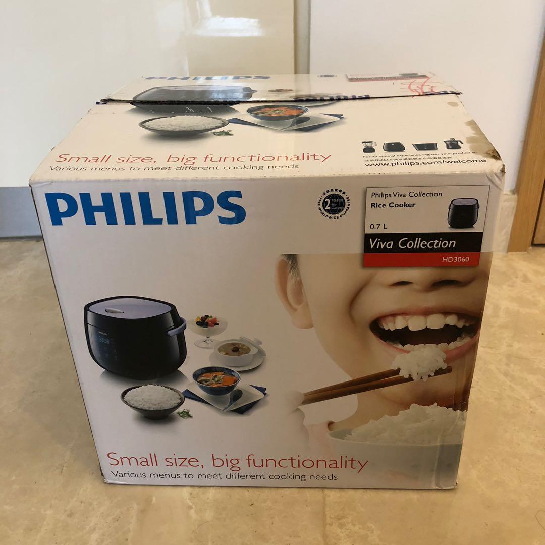 PHILIPS Rice Cooker 0.7L for 12 persons, TV & Home Appliances