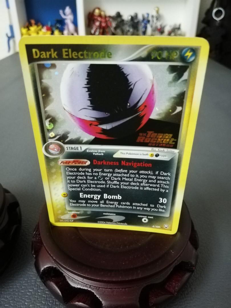 dark electrode pokemon card value 34/82,original De Tcg De 1999-2000 and not all cards will be individually sleeved and top loaded in all lots Card Dark Electrode 34/82 Pokemon