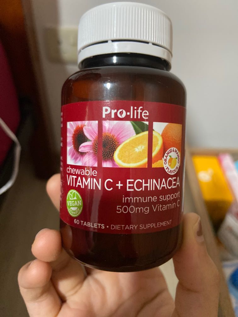 ProLife Vitamin C chewables 60s, Health & Nutrition, Health Supplements, Vitamins & Supplements