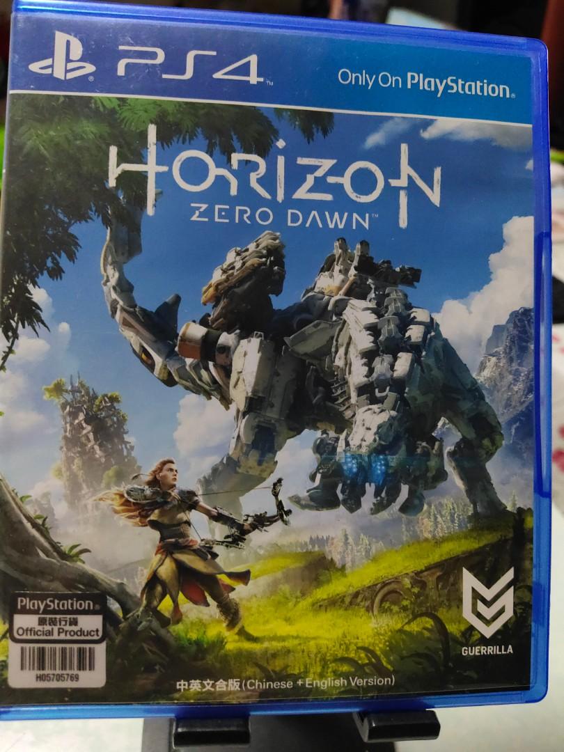 中英文合版 Ps4 Horizon Zero Dawn地平線ps4必玩之作動作過關開放式緊張遊戲必玩之作 必玩 之作少少價錢買回來享受玩樂收藏 Ps4 Ps5亦可使用 遊戲機 遊戲機遊戲