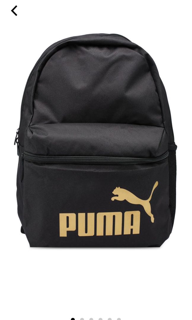 PUMA Phase Backpack / Gold), Men's Fashion, Bags, Backpacks on Carousell