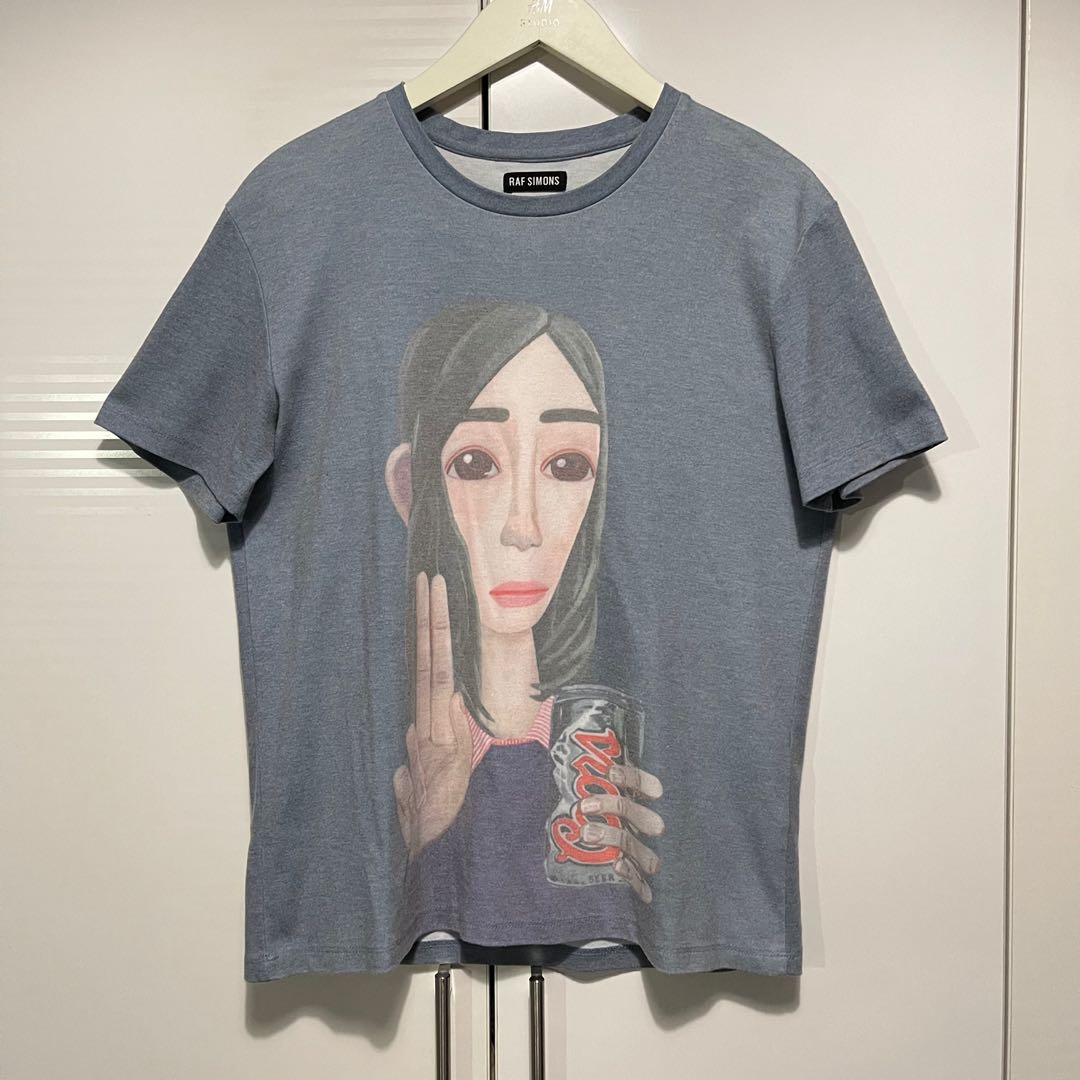 Raf Simons X Brian Calvin T Shirt Men s Fashion Tops Sets