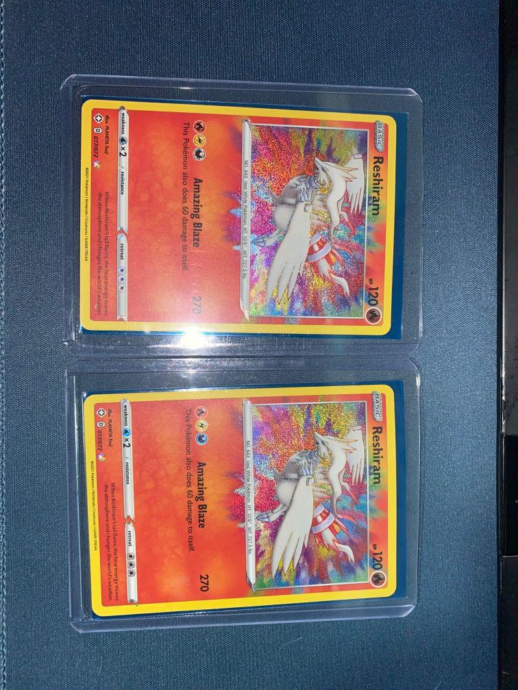 Reshiram v full art, Hobbies & Toys, Toys & Games on Carousell