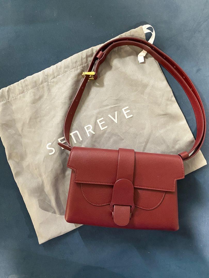 Senreve Sale, Aria Belt Bag, Pebbled in Red